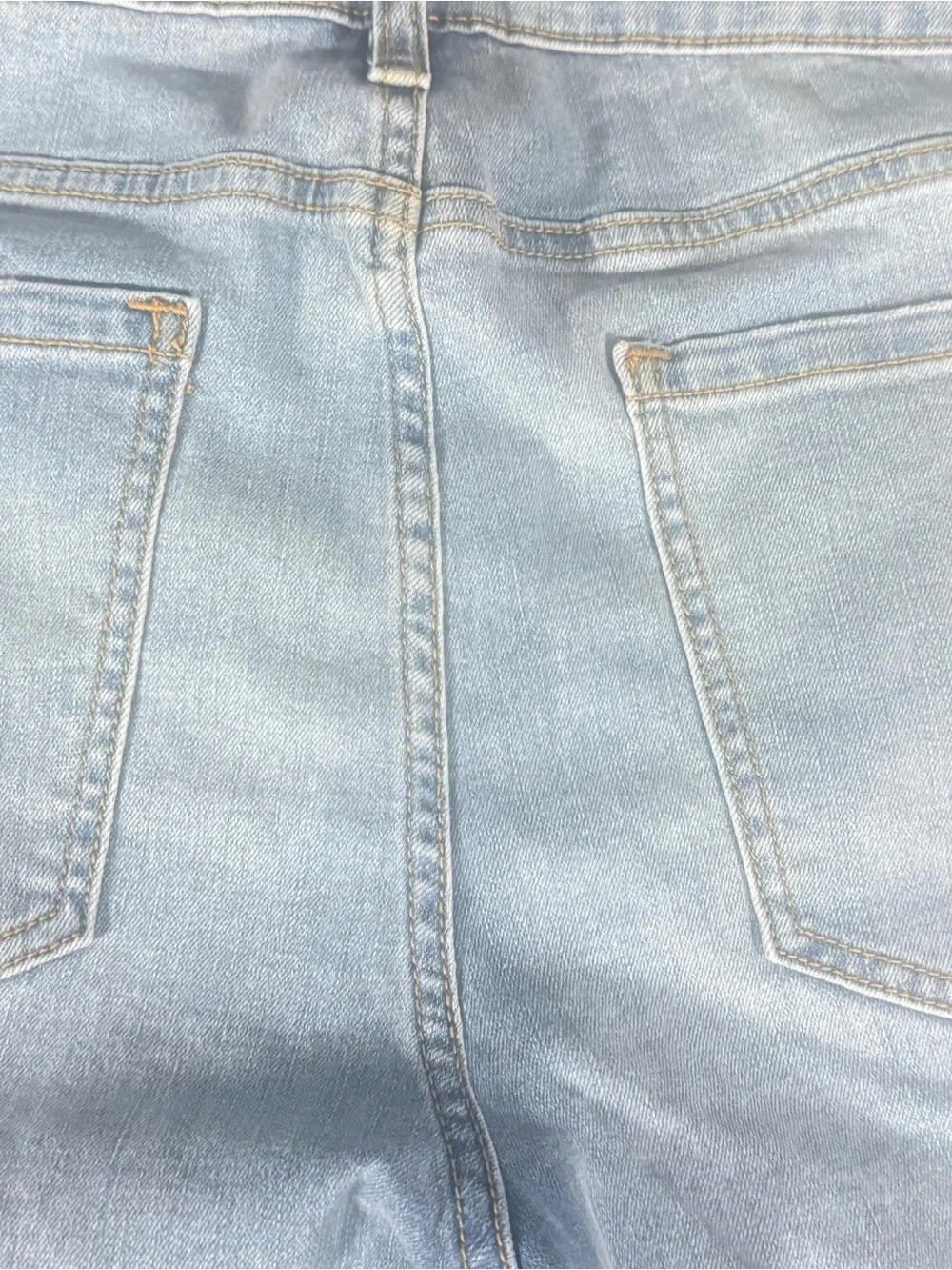 Fashion Nova Light Blue Distressed Men’s Skinny Jeans